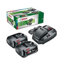 Bosch 18V 배터리 충전기 스타터 세트 4.0Ah AL 1830 시스템 박스 내 Battery Alliance 실행 계획, 2.5 Ah, Starter Set 2 Akkus