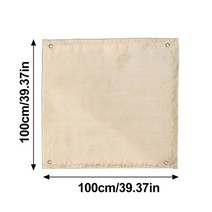 방염천 화로대방염매트 캠핑방염포 화로대방염매트 방염포 바베큐 화재 내화 피크닉 bbq 단열 패드 고온 anti-scald 난연, 100x100