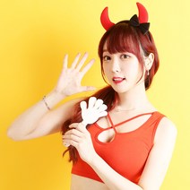 파티해 응원용 짝짝이 소, 화이트, 1개