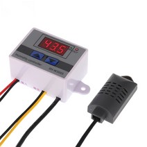 3차원측정기 3차원 W3005 DC12V AC220V 10A 디지털 습도 컨트롤러 장비 제어 스위치 hygrostat SHT20 센서, 01 DC 12V