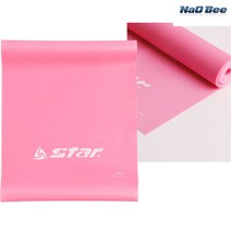 스타 라텍스밴드 운동밴드 근력밴드 헬스밴드 고무밴드, 스타 라텍스밴드(1단계):핑크