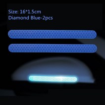 G70튜닝 G80튜닝 GV80튜닝 자동차 경고 마크 야간 안전 스티커 기아 현대 제네시스 G70 G80 G90 에쿠스 크, 05 2Pcs Blue