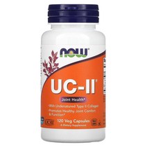 나우푸드 NOW Foods UC-II 관절 건강 비변성 타입 II 콜라겐 베지 캡슐 120정, 1PACK, 상세설명참조