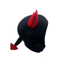AturDive 65종 총정리 프리 다이빙 스쿠버 다이빙 후드 서핑 스노클링 모자, 블랙포켓몬