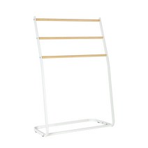 모노플랫 수건 스탠드, 화이트, 1개