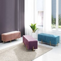 [솔직한가격] CZ2113 벨벳 2인 벤치 3colors가구전문점 빠른대응, 민트