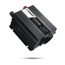 녹원LVYUAN 수정사인파 인버터 400W 500W 12V 220V 60Hz 차량용 캠핑용 차박 캠핑 자동차 인버터, 400W~500W