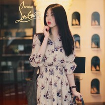 플라워 스모크 원피스