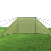 캠핑윈드스크린 화로 버너 바람막이 캠핑 앞 유리 윈드 스크린 꾸준한 휴대용 캠프 브레이커 지원 막대 보관 가방 그라운드 네일 로프 Foldable Privac, 하얀