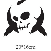 밀리터리 용품 의류에 해골 패치 처벌 미국 국기 아이언 온 전사 의류 자켓 용 열접착 스티커, Y4H06L05-13