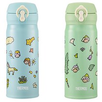 일본 써모스 원터치텀블러 400ml 써모스보온병 텀블러 보냉병 보온물통, 페어리테일