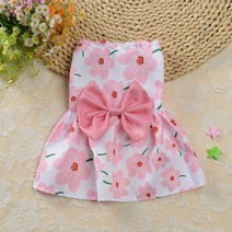 애견 공주 강아지 원피스 옷 개 옷 여름 드레스 치와와 강아지 스커트 고양이 7eEA4, XL, 03 Morning glory pink