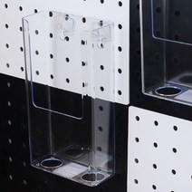 타공판 수납 트레이 보관함 행거 페그보 다목적 케이스 A5 크기 가정 사무실 부엌 저장 아이디어 벽걸이 선, 타입선택, C형