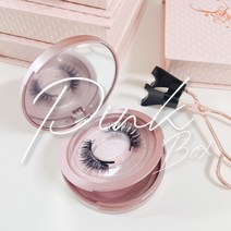 3초 착붙 자석눈썹 속눈썹 자연스러운 더블 마그네틱속눈썹 셀프연장 핑크박스, 01 바비인형스타일