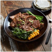 한우지애 별미 연잎 향 가득 연잎 왕갈비 2kg (돼지왕갈비 6대) 자취 혼밥 식사 간식 체중조절 도시락, 12개