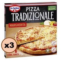 닥터 오트커 트래디지오날레 마르게리타 피자 345g 냉동피자 간편식, 3개