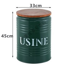 해외 복고풍 철 통 의자 바 공업 바람 기름 통 철 의자 창의 스낵바 수납 식당 의자-140344, 18. 육군 녹색 단단한 나무 앉아