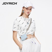 스트릿반팔티셔츠 JOYRICH 정부측 트렌드 만 인쇄 문자다 L0GO 남자티 여성 상의 여름 M00101 4907881621
