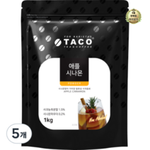 라이브잇 타코 애플시나몬 파우더 아이스티분말, 5개, 1개입, 1kg