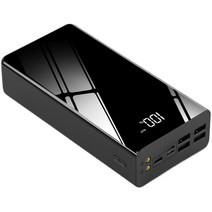 슈퍼대용량 80000mAh 고속충전 보조 배터리 100000mAh, 블랙 100000mAh