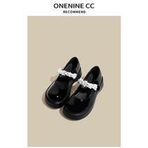 여성 단화 심플 클래식 데일리 슬랙스 코디 진주 플랫폼슈즈 라운드토 미니스커트와 잘 어울리는 큐트 봄가을