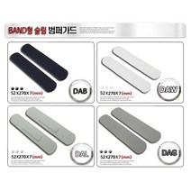 문콕방지 순정 도어가드 범퍼가드 충격방지 보호대 판다곰 캐릭터 방탄보호대 현대 기아 모비스 쌍용 쉐보레 르노 수입차 SUV BMW 관리용품 스티커제거제 간편탈취제 휠타이어세척, DAG (회색_2개), 1개