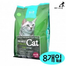 OBS450499대박할인프로베스트 캣 전연령용 2kg(헤어볼기능)(8개입)(1박스) /BK