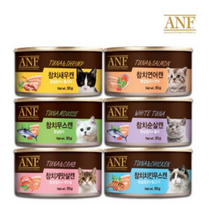 ANF 에이엔에프 고양이 간식캔, 참치 새우캔, 1박스
