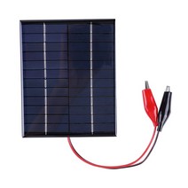 태양광패널 독립 솔라 휴대용발전기 방수 태양 전지 패널 5W 12V 야외 DIY 충전기 폴리실리콘 에폭시 136x110MM 912V 배터리 충전 도구