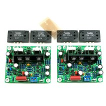 AV리시버 올인원앰프 미니앰프 2pcs hifi mx50 se kec sanken 2.0 듀얼 채널 2x 100w 스테레오 전력 증폭기 diy 키트 및 완성 보드, 침몰 완료