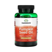 스완슨 호박씨 오일 폐포계호박 식물성 오메가3 세르토닌 1000mg 100캡슐