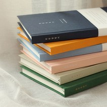 자문자답 한 문장 일기 1년용 일상 기록 365 다이어리 셀프 힐링북 일기장 양장 제본 만년형 선물, green, 1개