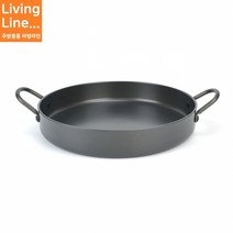 제이엠컴-경질 닭갈비팬 볶음팬 철판 춘천닭갈비 업소용 원형 쭈꾸미 밥볶음 볶음요리팬 볶음팬 철판요리팬 알루미늄볶음팬 다용도볶음팬-JS, JS-경질닭갈비팬 45호