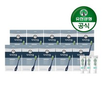 유한양행 닥터버들 복합미세모 칫솔 6입 10개+여행용 치약 20gx3개, 단일옵션