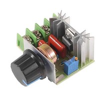 AC 220V 2000W SCR 전압 조정기 디밍 조광기 모터 속도 컨트롤러 온도 조절기 전자 전압 조정기 모듈, 한개옵션0, 한개옵션0