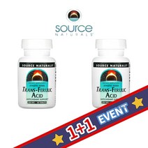 소스내추럴스 1+1 Athletic Series 트랜스 페룰산 250mg 60정 칼슘, 1개, 기본