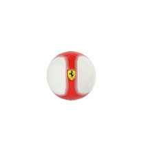 Ferrari No. 5 축구공 - 공식 매치 웨이트 청소년 및 성인 축구 선수 내구성이 뛰어나고 오래 지속되는 구조와 매력적인 축구공으로 팽창 플레이, White