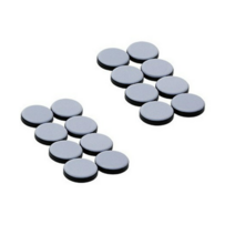 이지슬라이드 가구 슬라이딩 패드 부착형 원형 20mm 8p, 10개