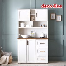 코넬 르네 높은 1000 서랍 주방 수납장 DGJ028C, 그레이:대리석