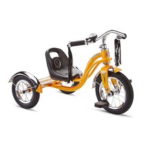 Schwinn Roadster 아동용 세발자전거 클래식 세발자전거 블랙, Orange_Classic Tricycle