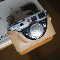 정품 가죽 가방 바디 케이스 Leica M2 M3 M4 M6 M7 MP 미끄럼 방지 핸들 보호 슬리브 박스 수공 사진 카메, 01 01