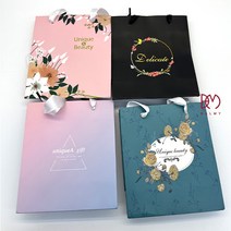 유니크 뷰티 쇼핑백 b1094, 블루