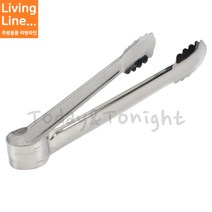 Kitchen 다용도 스텐 꽃잎 주방 집게 샐러드 야채 집게 뷔페 급식 빵집게, ♡신형꽃잎집게 대♡, [ 1개 ]