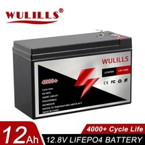 인산철배터리 배터리팩 차량용 400ah 12v 12ah lifepo4 배터리 90, 검은색