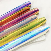 50X137CM 거울 가죽 라듐 필름 특수 패브릭 다채로운 홀로그램 레이저 인조 가방 소재, [05] number 5