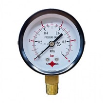 일반 압력계 연성계 진공계 A타입 60파이, 60파이 -1 15bar 연성계
