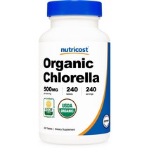 오가닉 클로렐라 500mg 240태블릿 1병, 단품, 단품