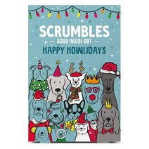 Scrumbles 강아지 크리스마스 어드벤트 캘린더 강아지용 Happy Howlidays, 1개