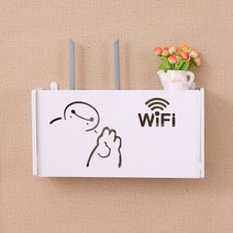 전기배전함가리개 침실 미용실이다 TV거실장 걸이식 무선 공유기 수납함 벽걸이 선반 큰사이즈 WIFI 2713739285, 1, 큰사이즈 -빅 화이트