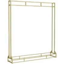 파이프 행거 옷걸이 웨딩드레스 양복 높은 철제 전시, (단층) 120x40x200cm 실버